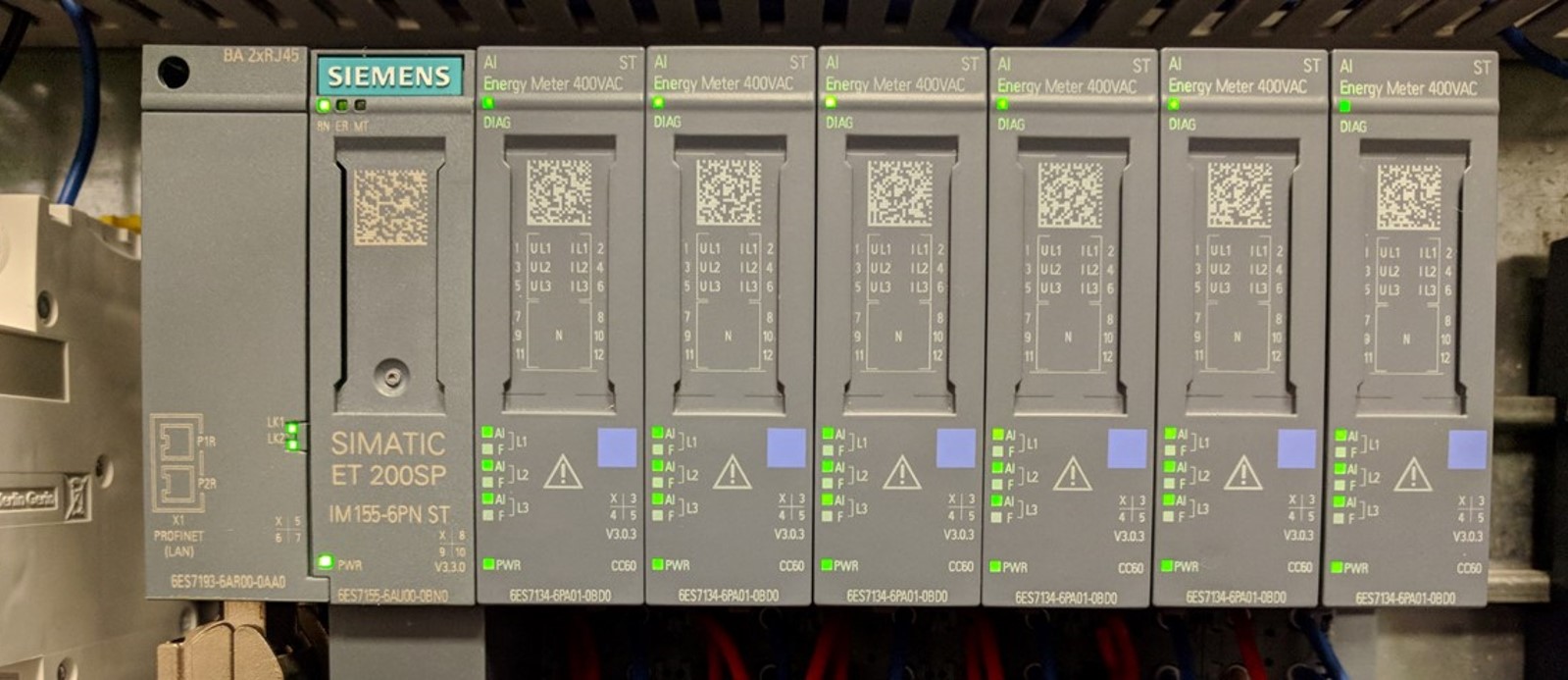 Hardware foto van de ET-200 energiemeters