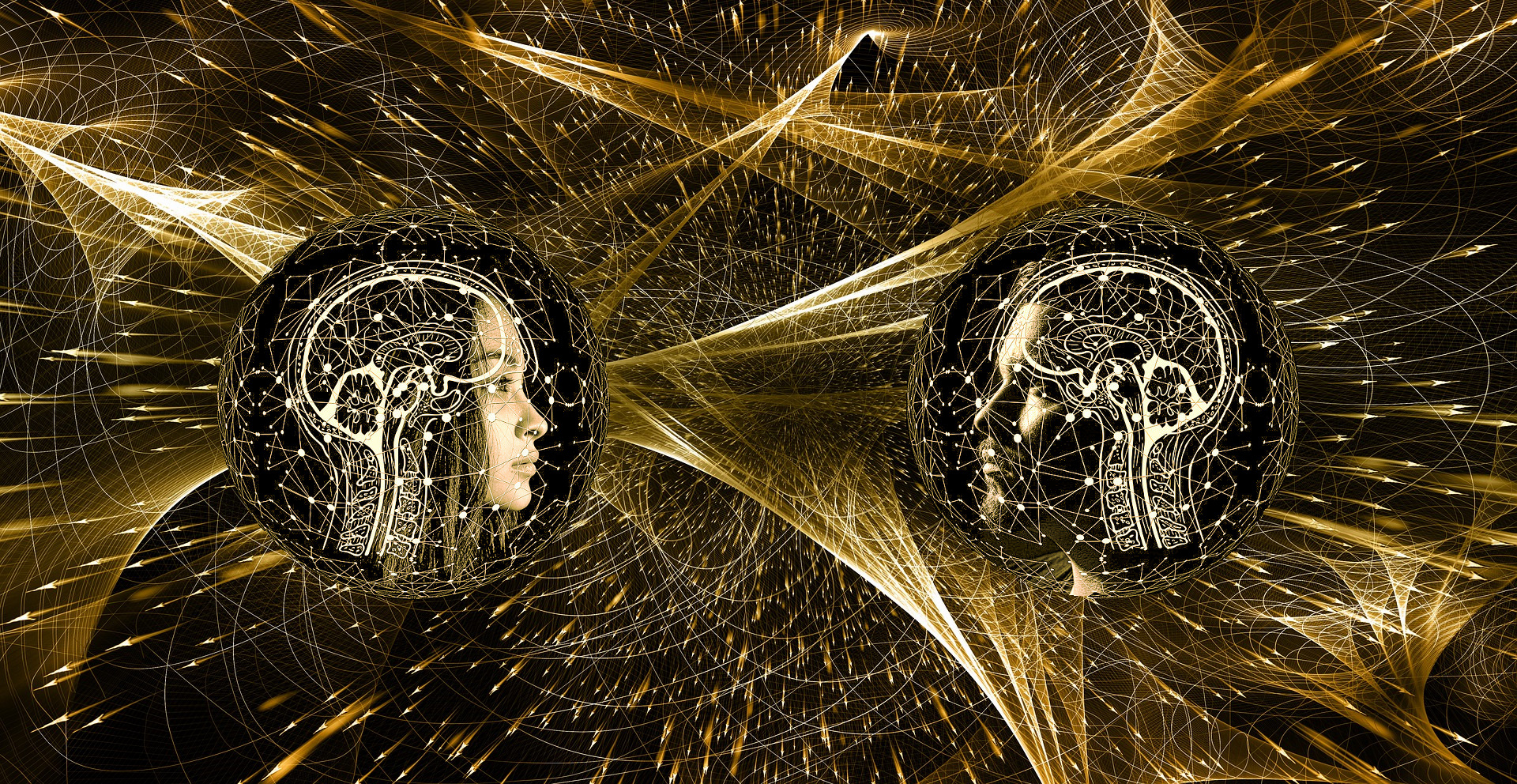 Ilustratie van een openminded personen